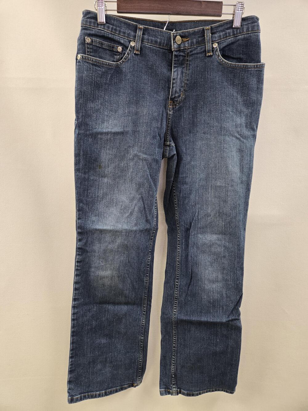 Sonoma life+style Jeans Womens 8 Short Blue Stretch Denim Straight Leg 5 Pocket